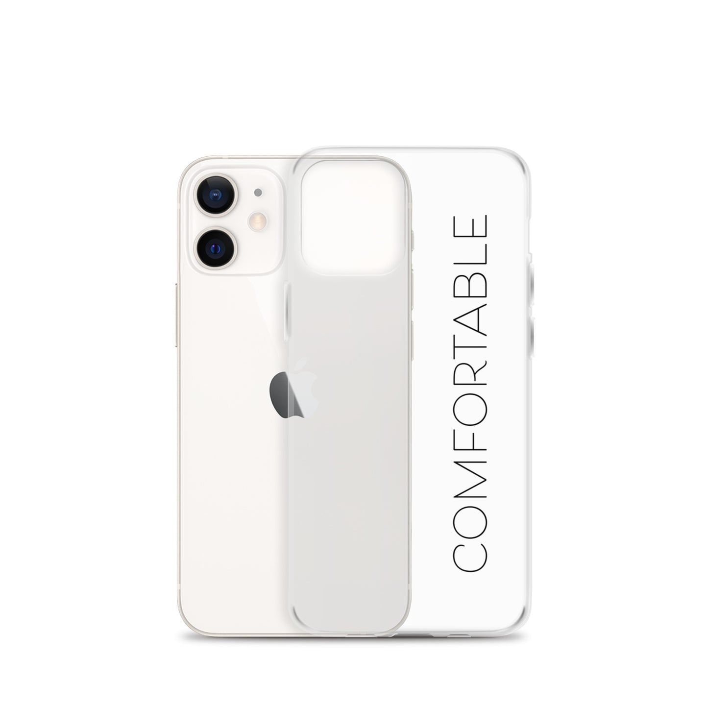 "Comfortable" iPhone Case (Black Text) - Comfortable Culture - Mobile Phone Cases - Comfortable Culture