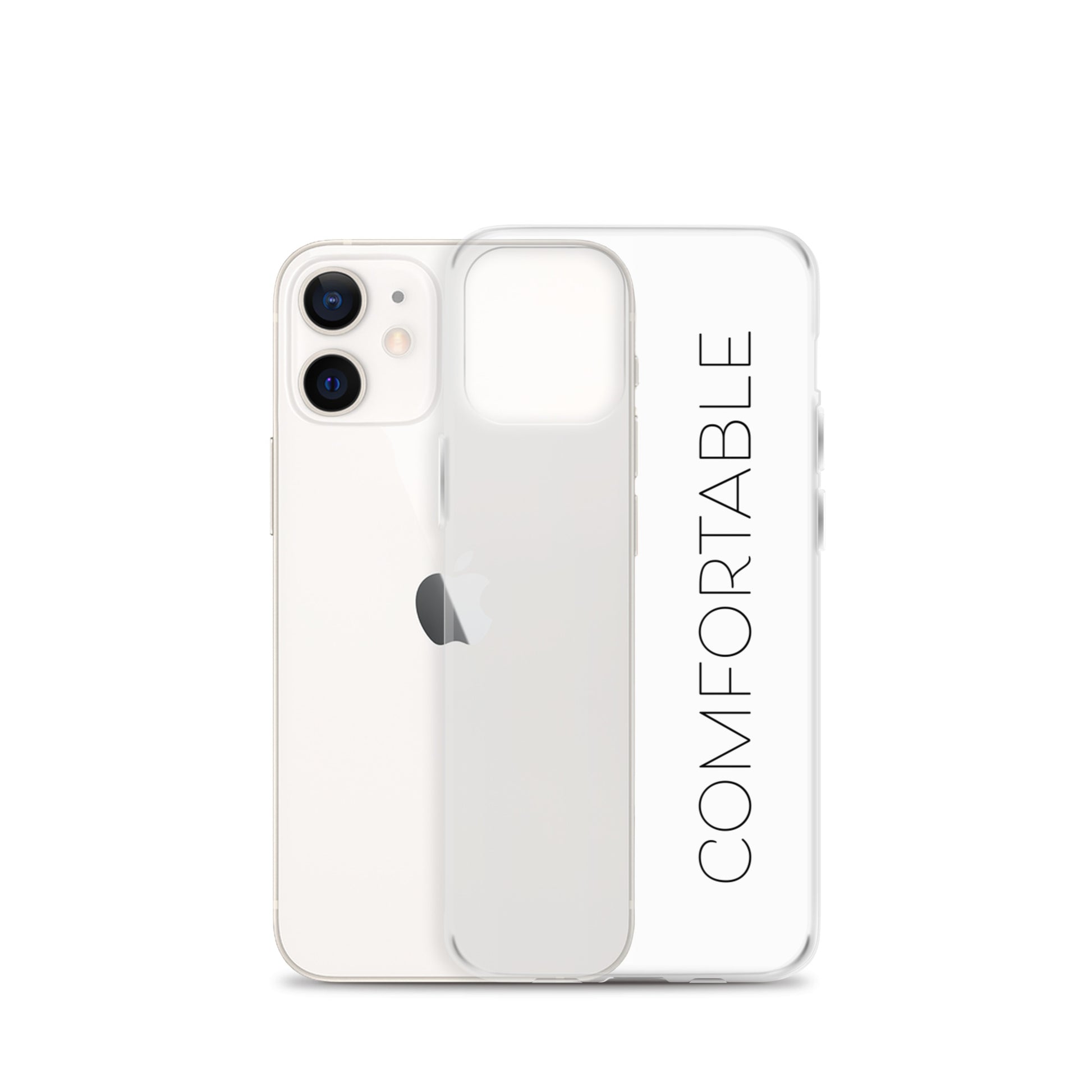"Comfortable" iPhone Case (Black Text) - Comfortable Culture - Mobile Phone Cases - Comfortable Culture