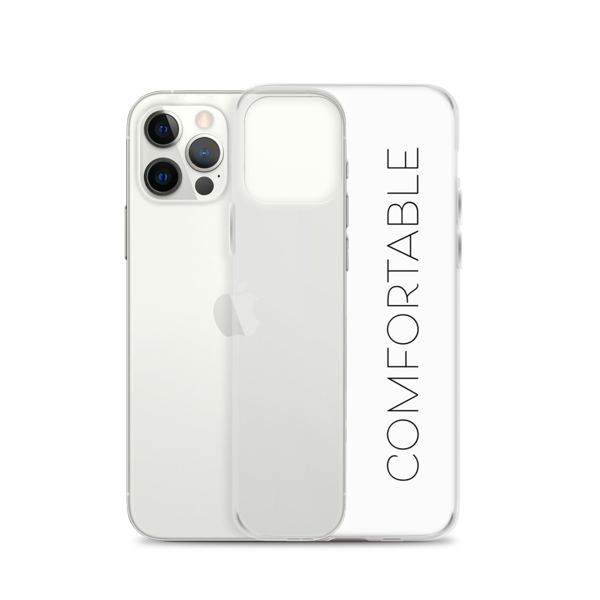 "Comfortable" iPhone Case (Black Text) - Comfortable Culture - Mobile Phone Cases - Comfortable Culture