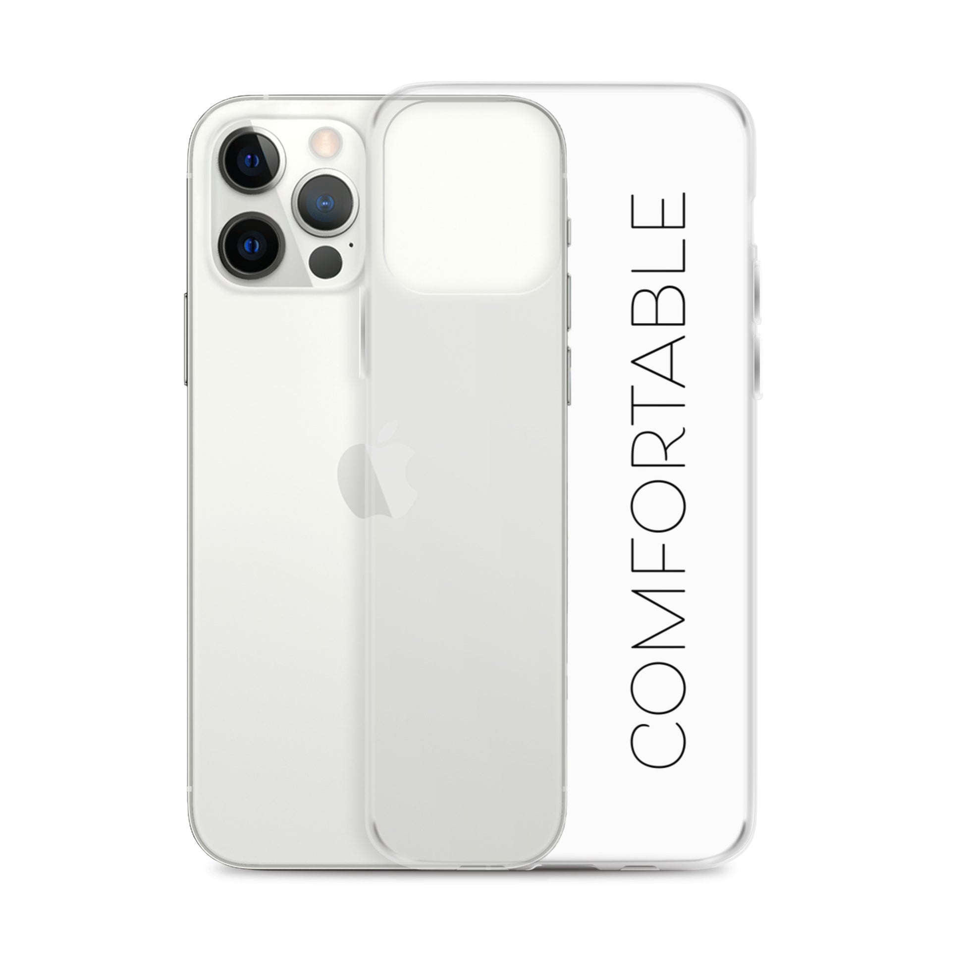 "Comfortable" iPhone Case (Black Text) - Comfortable Culture - Mobile Phone Cases - Comfortable Culture