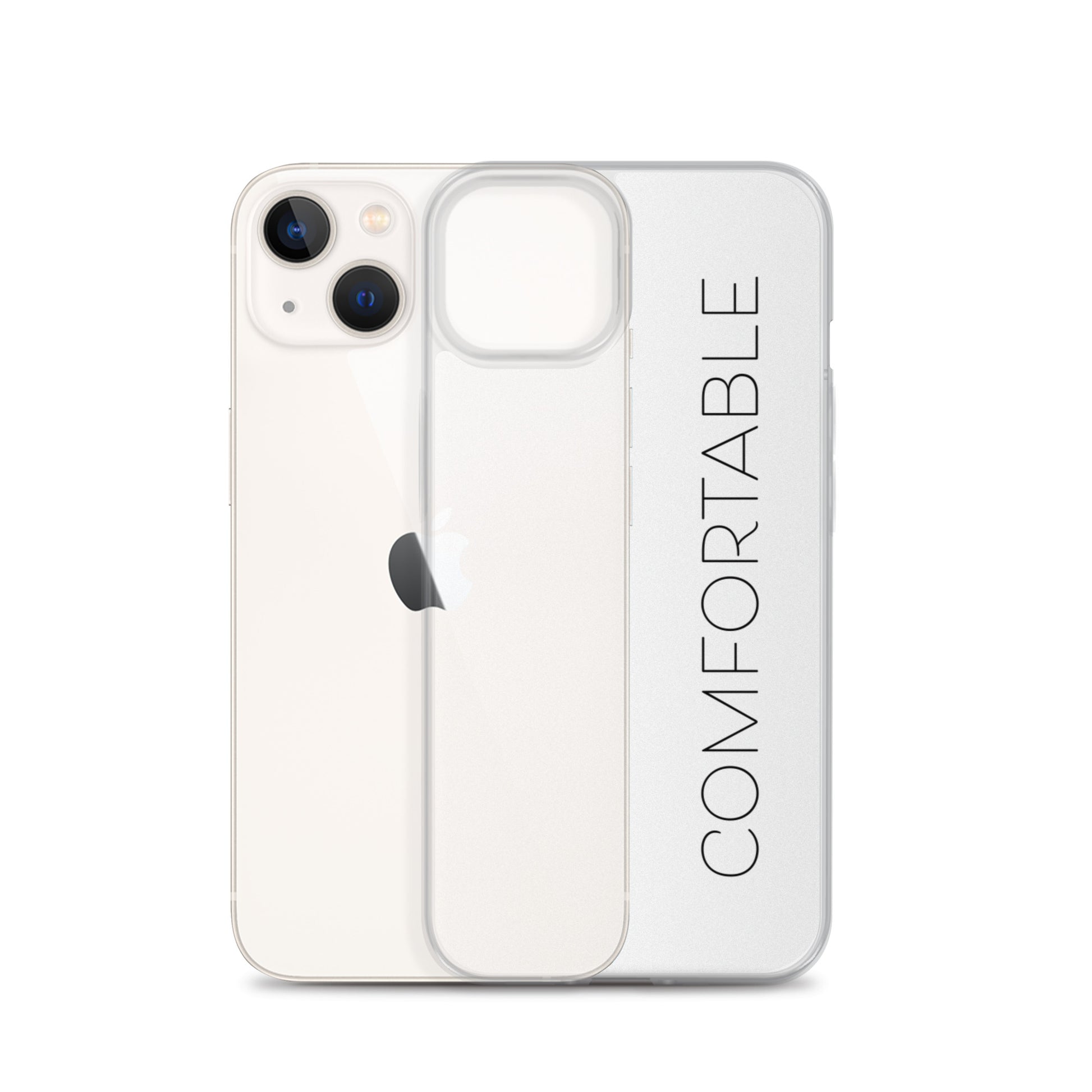 "Comfortable" iPhone Case (Black Text) - Comfortable Culture - Mobile Phone Cases - Comfortable Culture