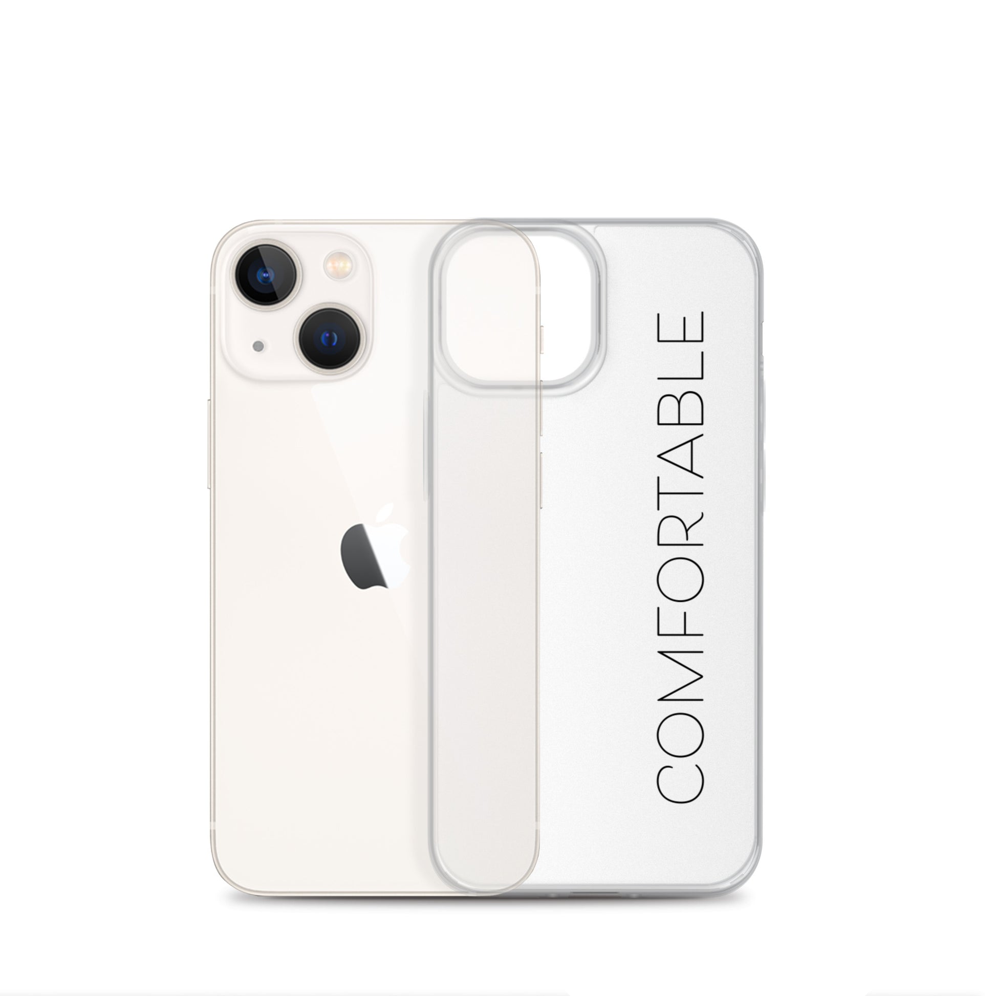 "Comfortable" iPhone Case (Black Text) - Comfortable Culture - Mobile Phone Cases - Comfortable Culture