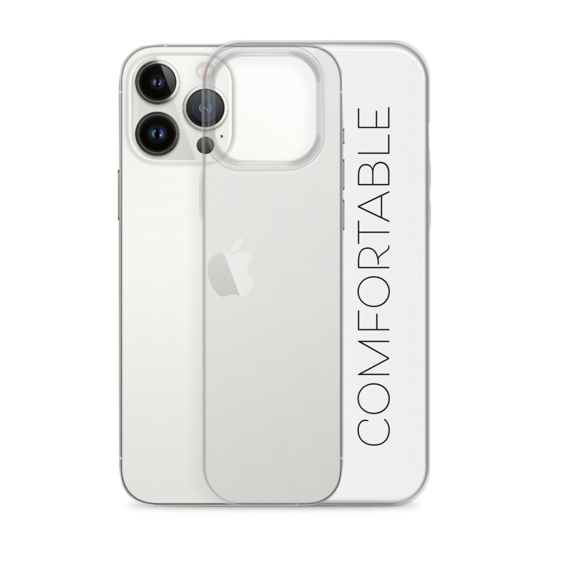 "Comfortable" iPhone Case (Black Text) - Comfortable Culture - Mobile Phone Cases - Comfortable Culture