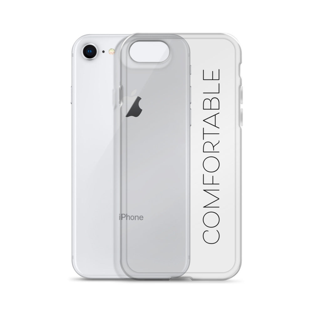 "Comfortable" iPhone Case (Black Text) - Comfortable Culture - Mobile Phone Cases - Comfortable Culture