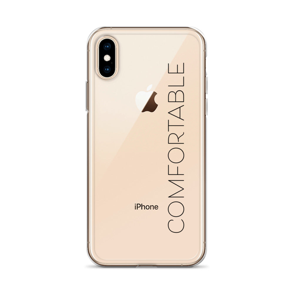 "Comfortable" iPhone Case (Black Text) - Comfortable Culture - Mobile Phone Cases - Comfortable Culture