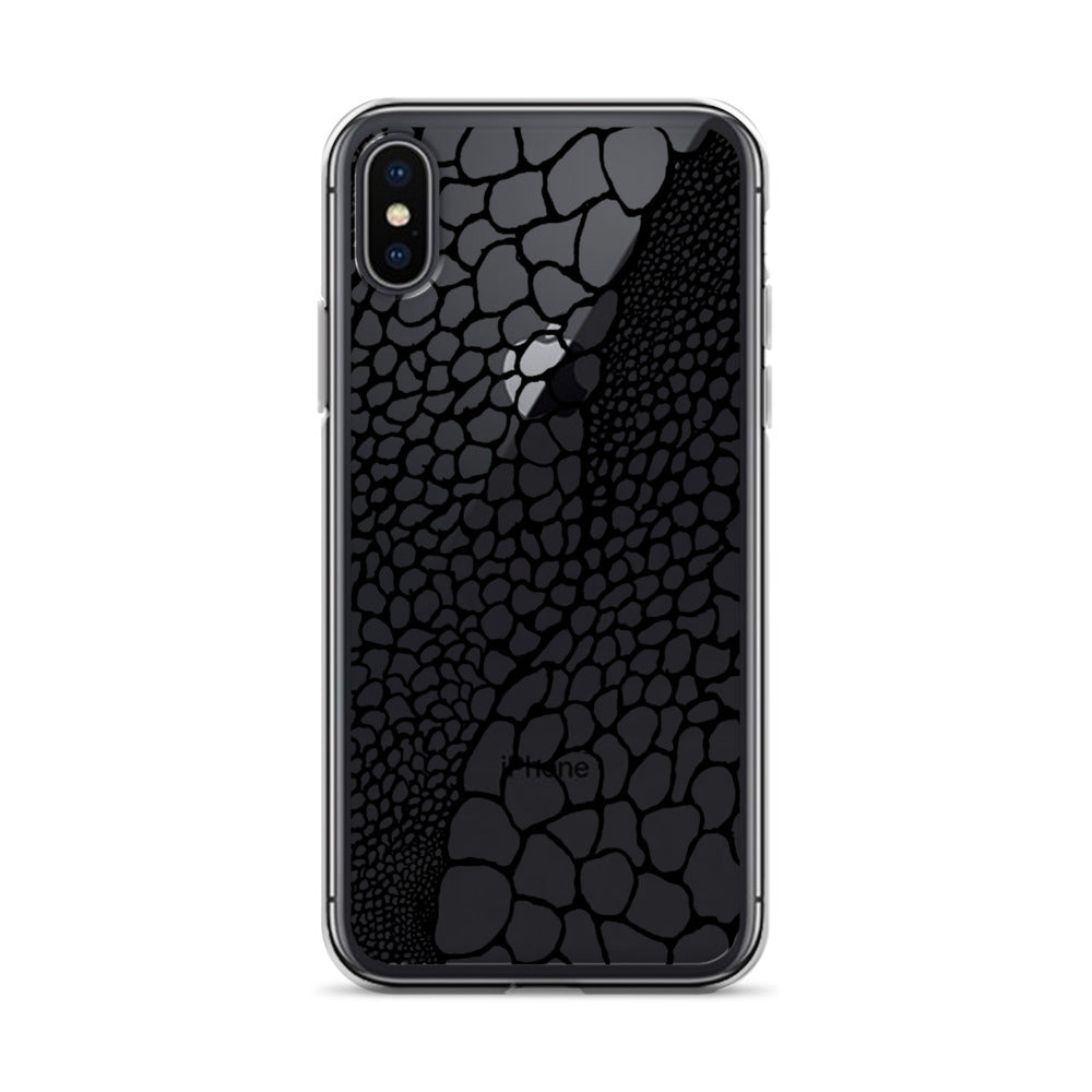 Abstract Bubble Drawing (Clear iPhone Case) - Comfortable Culture - iPhone X/XS - Mobile Phone Cases - Comfortable Culture