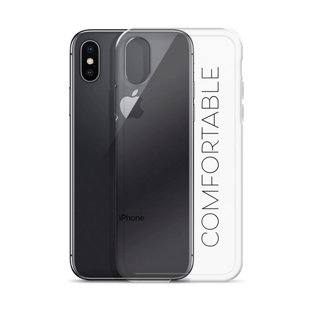 "Comfortable" iPhone Case (Black Text) - Comfortable Culture - Mobile Phone Cases - Comfortable Culture