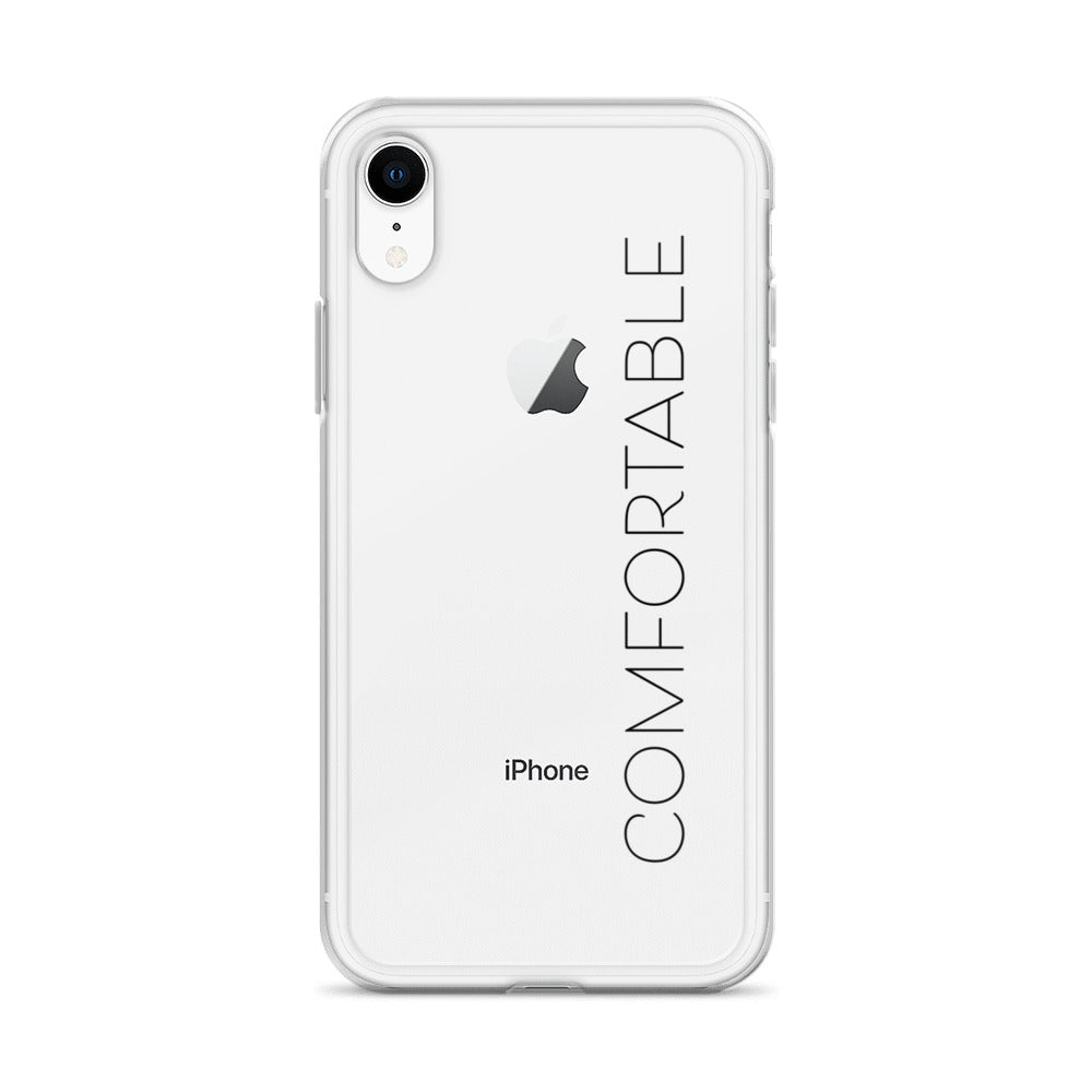 "Comfortable" iPhone Case (Black Text) - Comfortable Culture - Mobile Phone Cases - Comfortable Culture