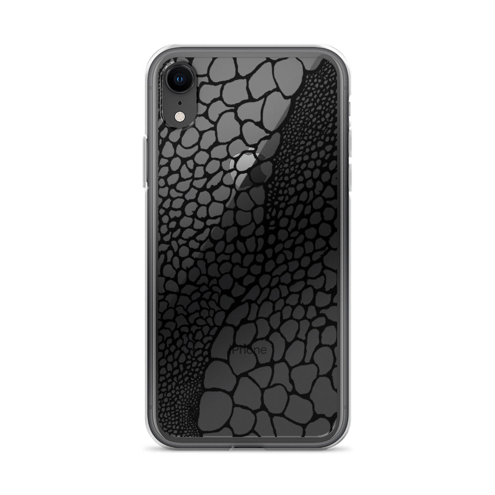 Abstract Bubble Drawing (Clear iPhone Case) - Comfortable Culture - iPhone XR - Mobile Phone Cases - Comfortable Culture