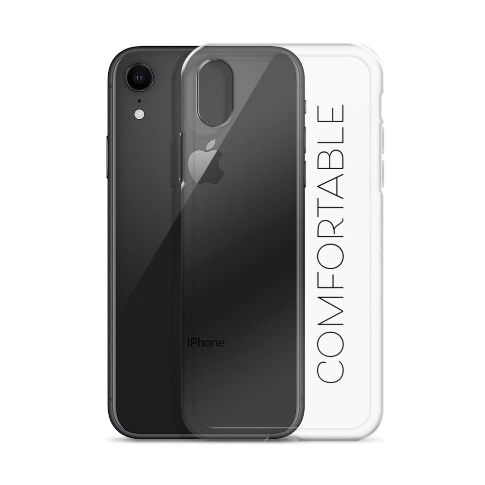 "Comfortable" iPhone Case (Black Text) - Comfortable Culture - Mobile Phone Cases - Comfortable Culture