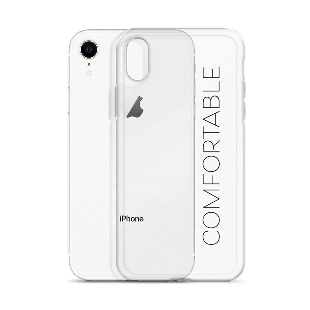 "Comfortable" iPhone Case (Black Text) - Comfortable Culture - Mobile Phone Cases - Comfortable Culture
