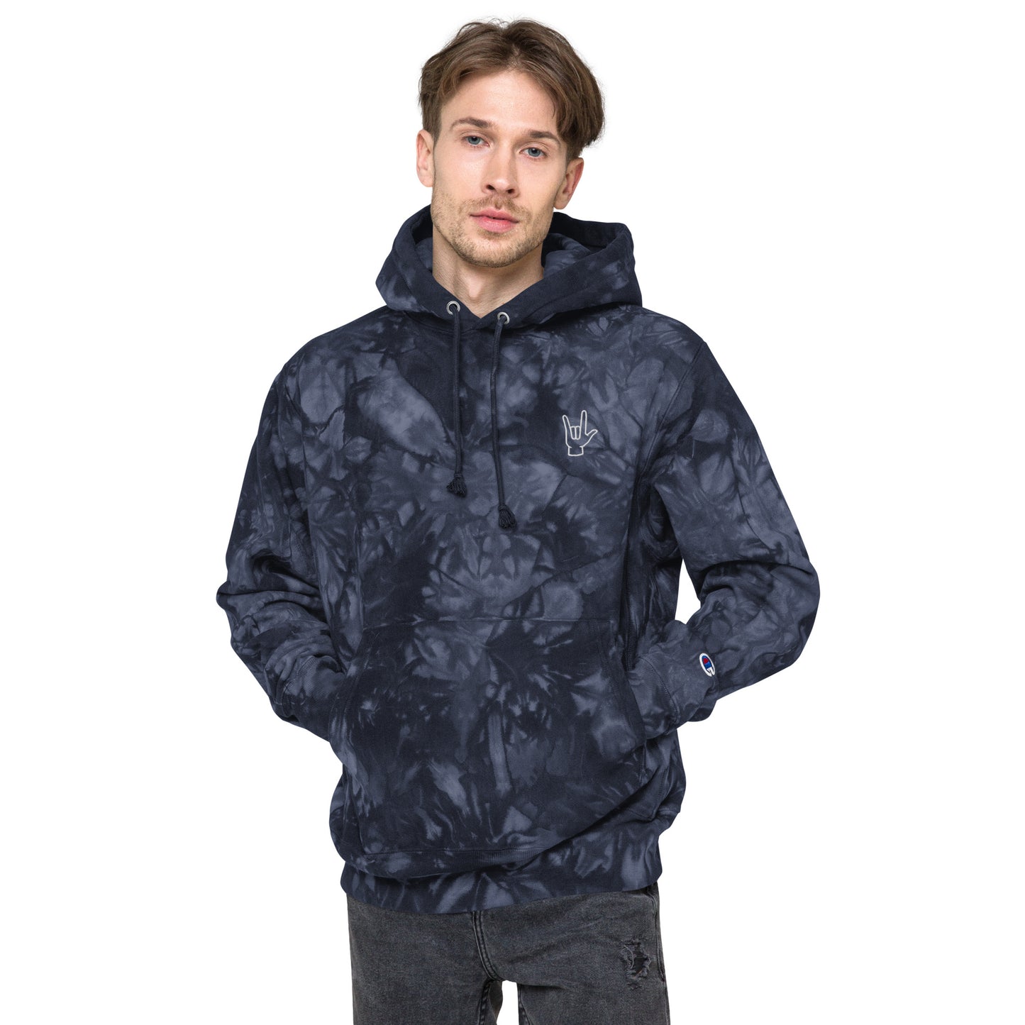 ILY Unisex Champion Tie-dye Hoodie - Comfortable Culture - Coats & Jackets - Comfortable Culture