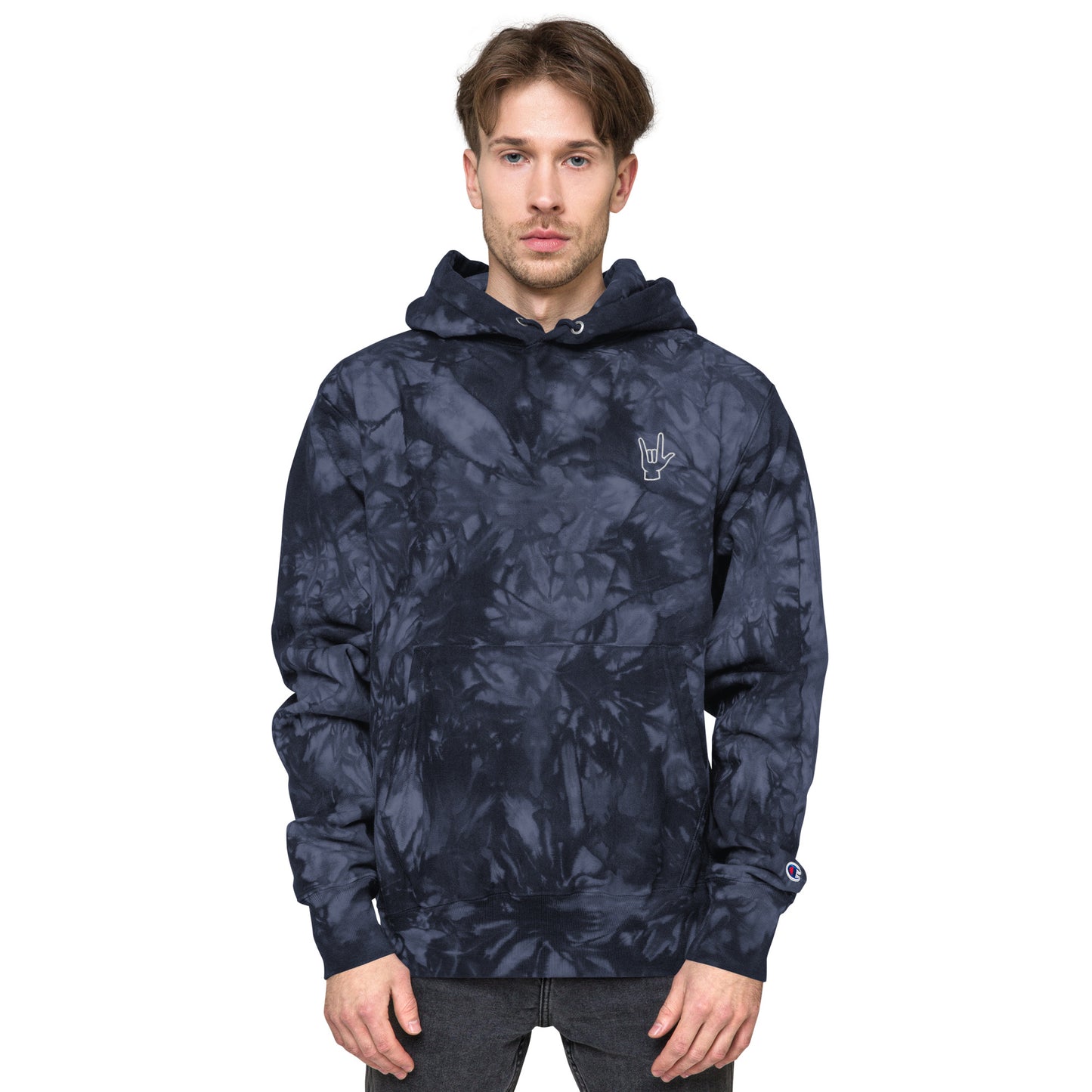 ILY Unisex Champion Tie-dye Hoodie - Comfortable Culture - Coats & Jackets - Comfortable Culture