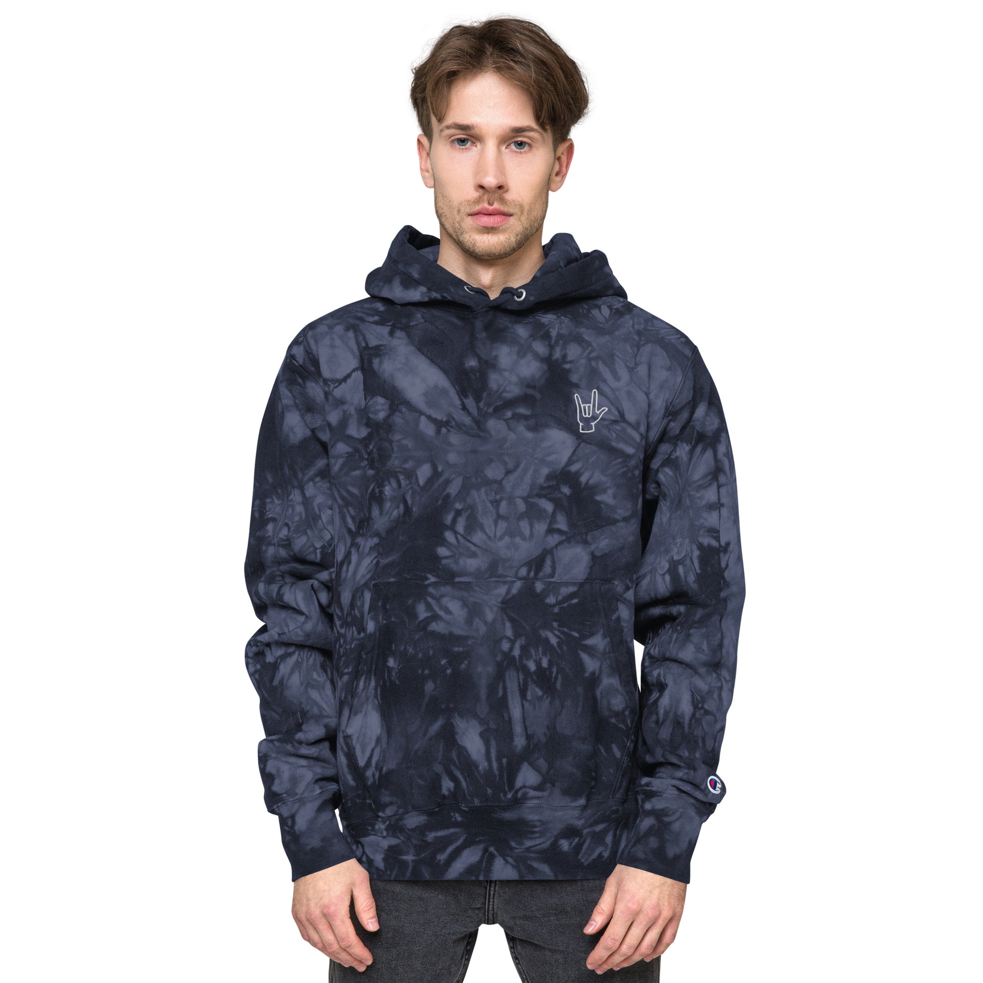 ILY Unisex Champion Tie-dye Hoodie - Comfortable Culture - Coats & Jackets - Comfortable Culture