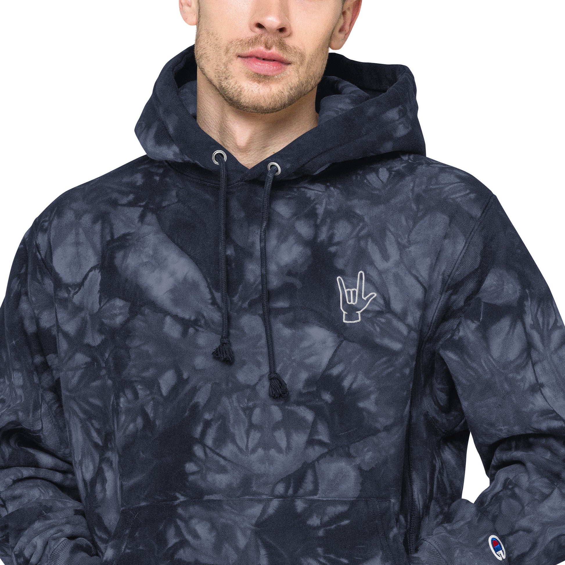 ILY Unisex Champion Tie-dye Hoodie - Comfortable Culture - Coats & Jackets - Comfortable Culture