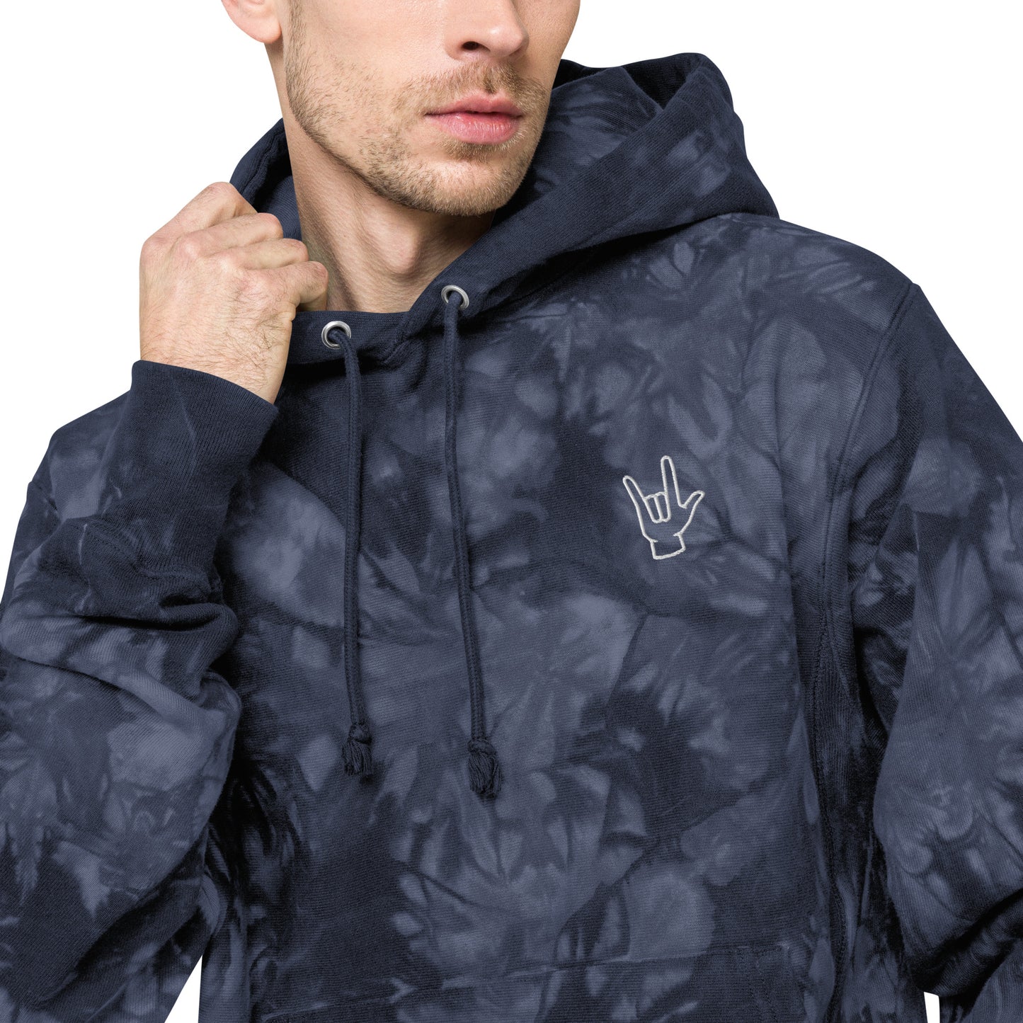 ILY Unisex Champion Tie-dye Hoodie - Comfortable Culture - Coats & Jackets - Comfortable Culture