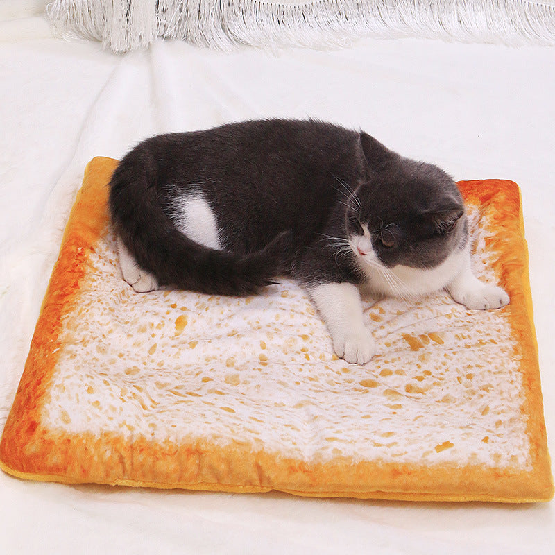 Deluxe Comfort Food-Themed Pet Beds: 3D Pizza, Avocado, & More - Soft, Thickened Blanket and Mat Options for Dogs and Cats