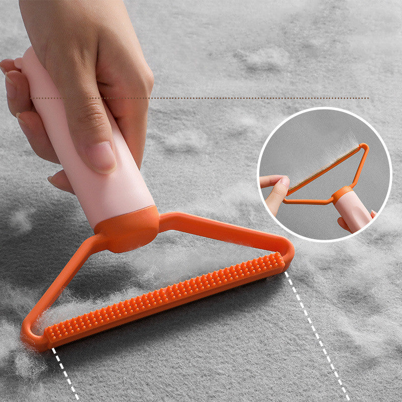Multi-Use Pet Hair Remover Comb: Double-Sided Lint & Hair Removal Tool for Sofas, Clothes, and Car Interiors - Portable & Durable