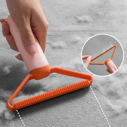 Multi-Use Pet Hair Remover Comb: Double-Sided Lint & Hair Removal Tool for Sofas, Clothes, and Car Interiors - Portable & Durable