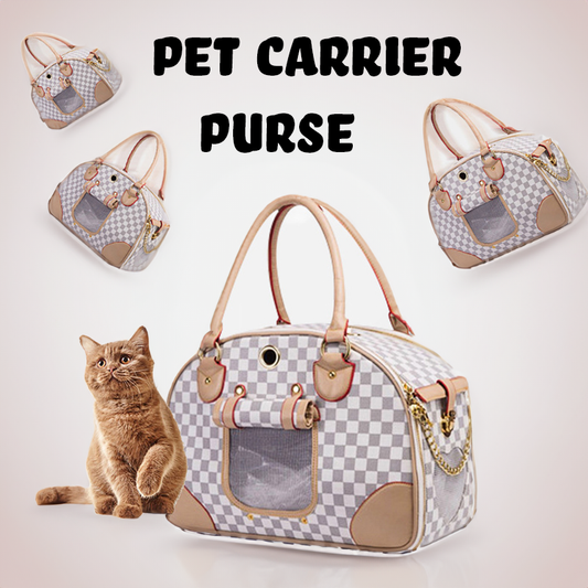 Lightweight & Breathable Pet Travel Bag: Durable PU Leather Carrier for Dogs & Cats - Ideal for Outdoor Activities