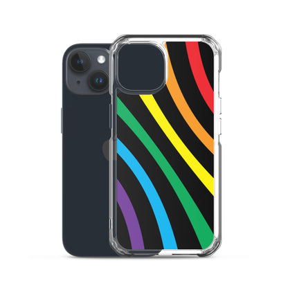 Rainbow Lines iPhone Case