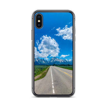 Road to Grand Tetons National Park (iPhone Case)