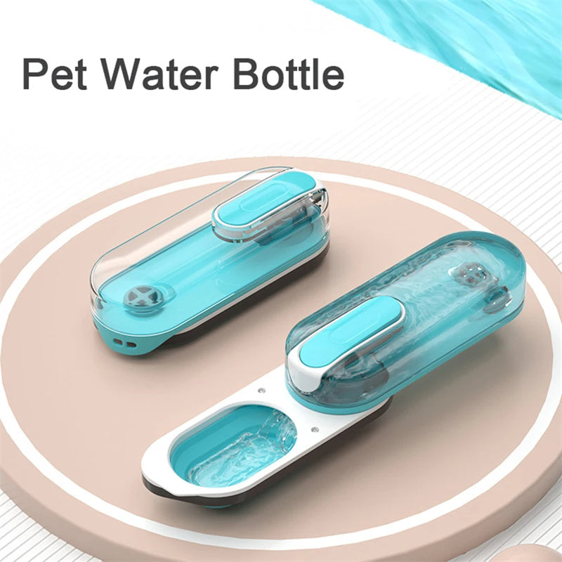 Portable Dog Water Dispenser: Leak-Proof & Foldable Water Bottle for Pets - Ideal for Outdoor Travel