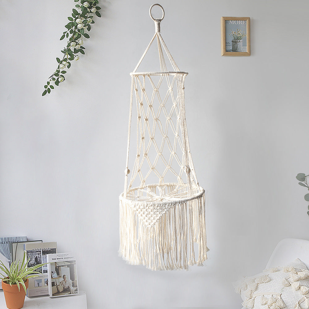 Elegant Macrame Cat Hammock: Handwoven Wall Hanging Pet Bed - Perfect Gift for Cat Lovers