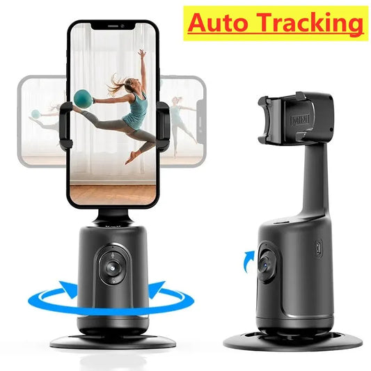 AI-Powered 360° Auto Face-Tracking Smartphone Gimbal: The Ultimate Vlog & Live Stream Companion