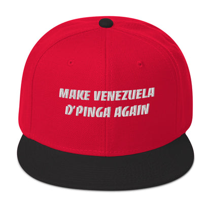 Make Venezuela D'Pinga Again Snapback Hat – Show Your Venezuelan Pride