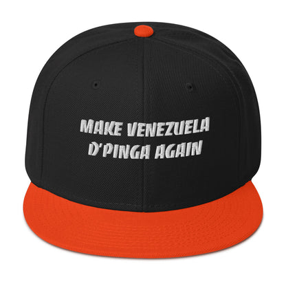 Make Venezuela D'Pinga Again Snapback Hat – Show Your Venezuelan Pride