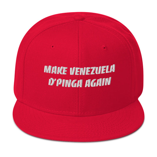 Make Venezuela D'Pinga Again Snapback Hat – Show Your Venezuelan Pride