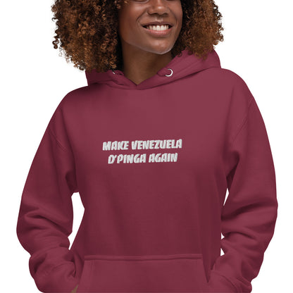 Make Venezuela D'Pinga Again Unisex Hoodie – Cozy Up with Venezuelan Pride