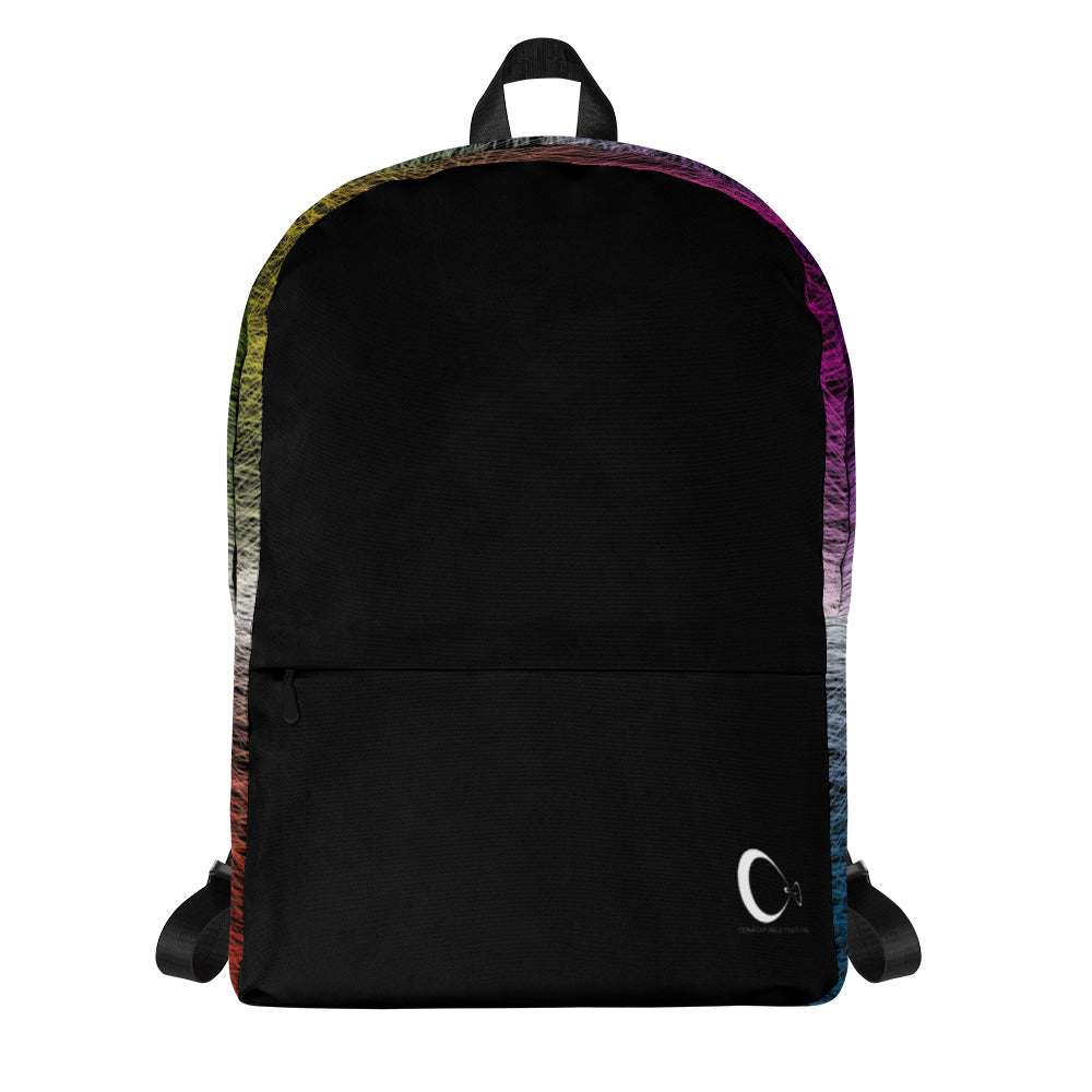 Wild Rainbow Medium Size Backpack With Front Pocket | Water-Resistant Laptop Backpack with Multiple Pockets for School, Daily Use, or Sports | - Comfortable Culture - Default Title - Backpacks - Comfortable Culture