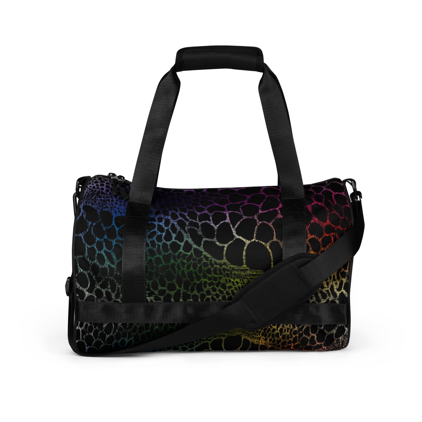 Wild Rainbow Outline (Gym Duffel Bag) - Comfortable Culture - Default Title - Duffel Bags - Comfortable Culture