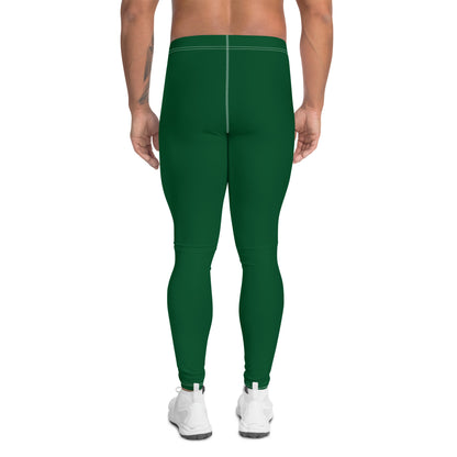 Men's Athletic Leggings (Green)