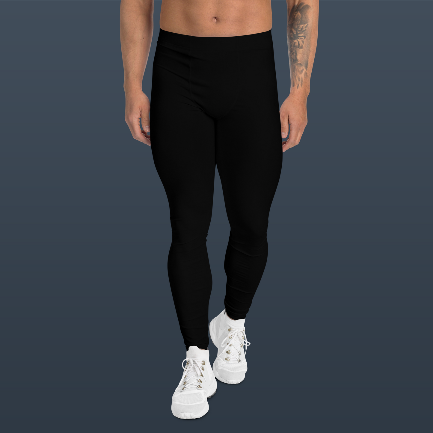 Men's Athletic Leggings (Black)