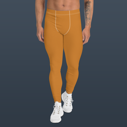 Men's Athletic Leggings (Orange)