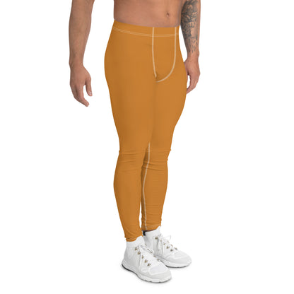 Men's Athletic Leggings (Orange)