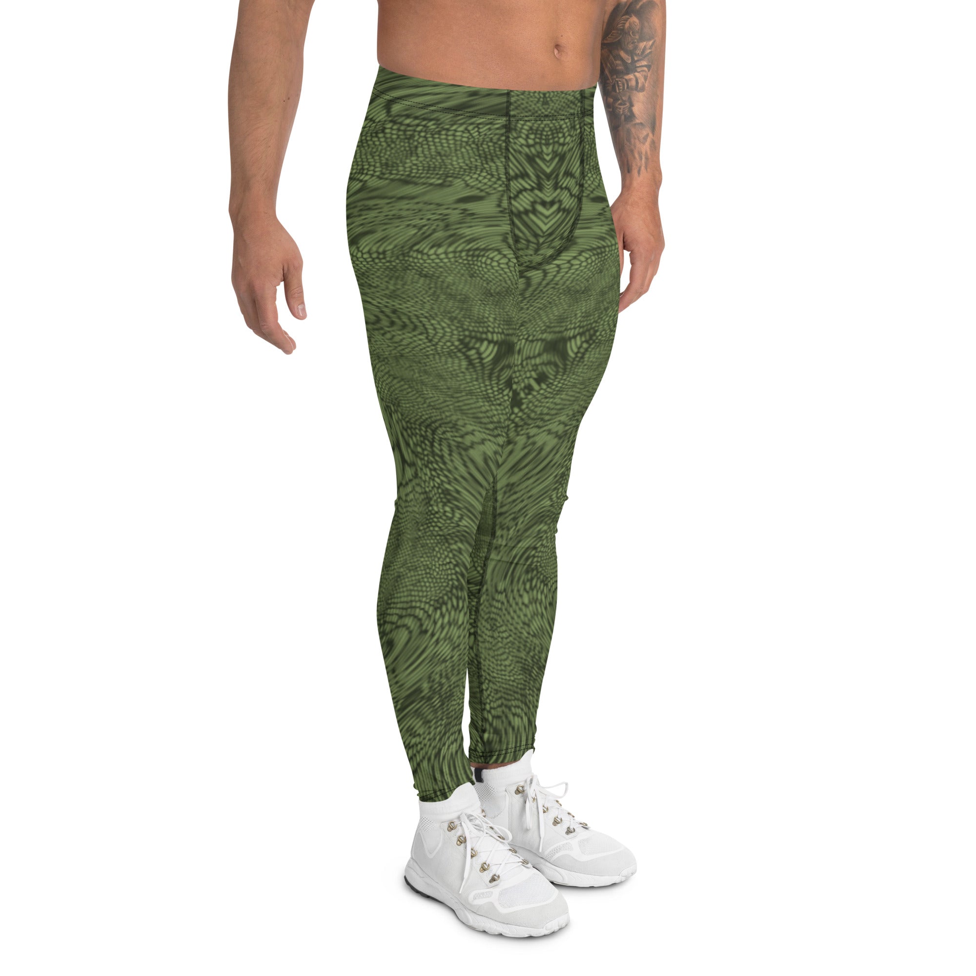 Green shop leggings mens