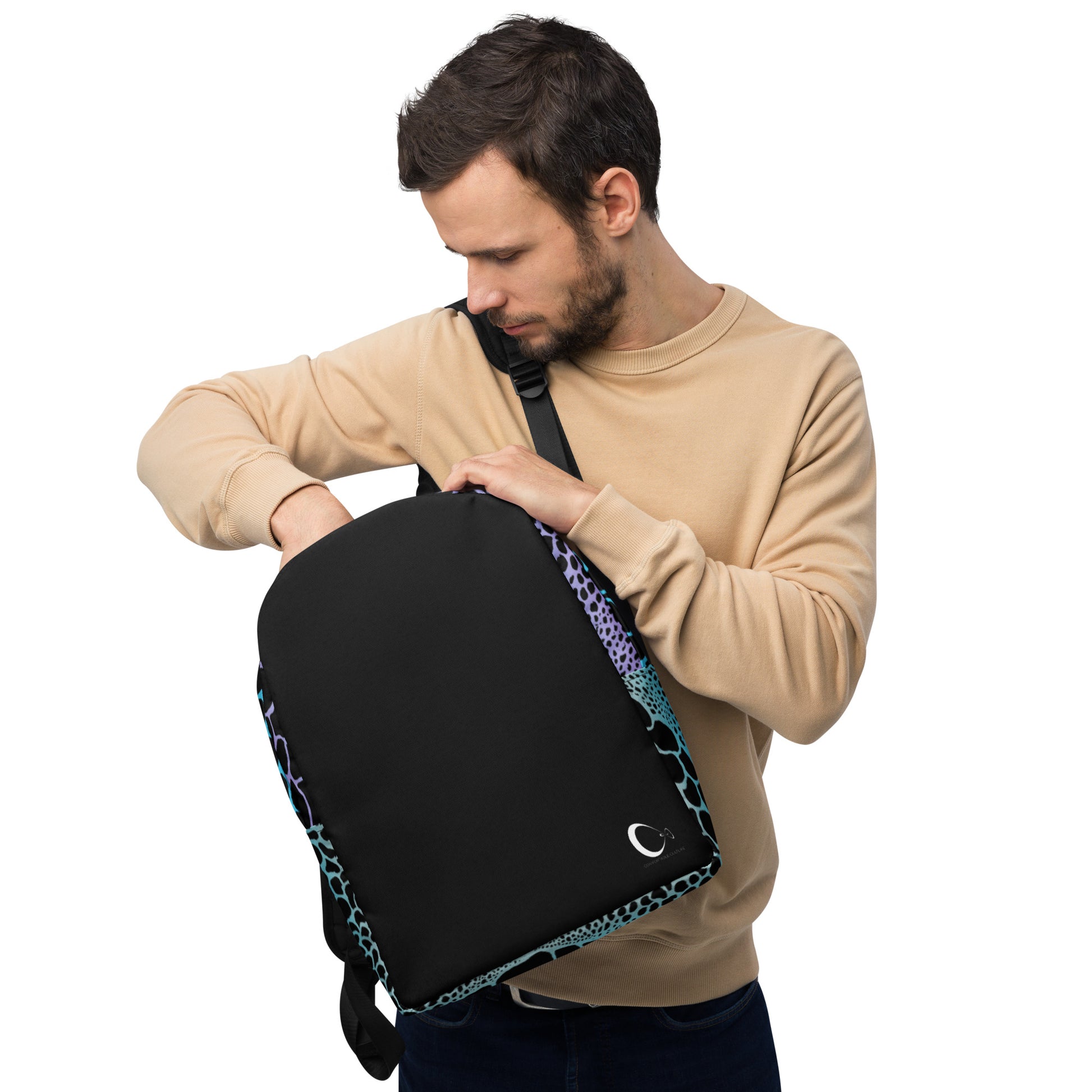 Wild Pastels Backpack | Modern & Minimalist Water-Resistant Laptop Backpack with Hidden Pocket | - Comfortable Culture - Default Title - Backpacks - Comfortable Culture
