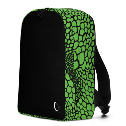 Wild Green Organic Print Backpack | Modern & Minimalist Water-Resistant Laptop Backpack with Hidden Pocket | - Comfortable Culture - Default Title - Backpacks - Comfortable Culture