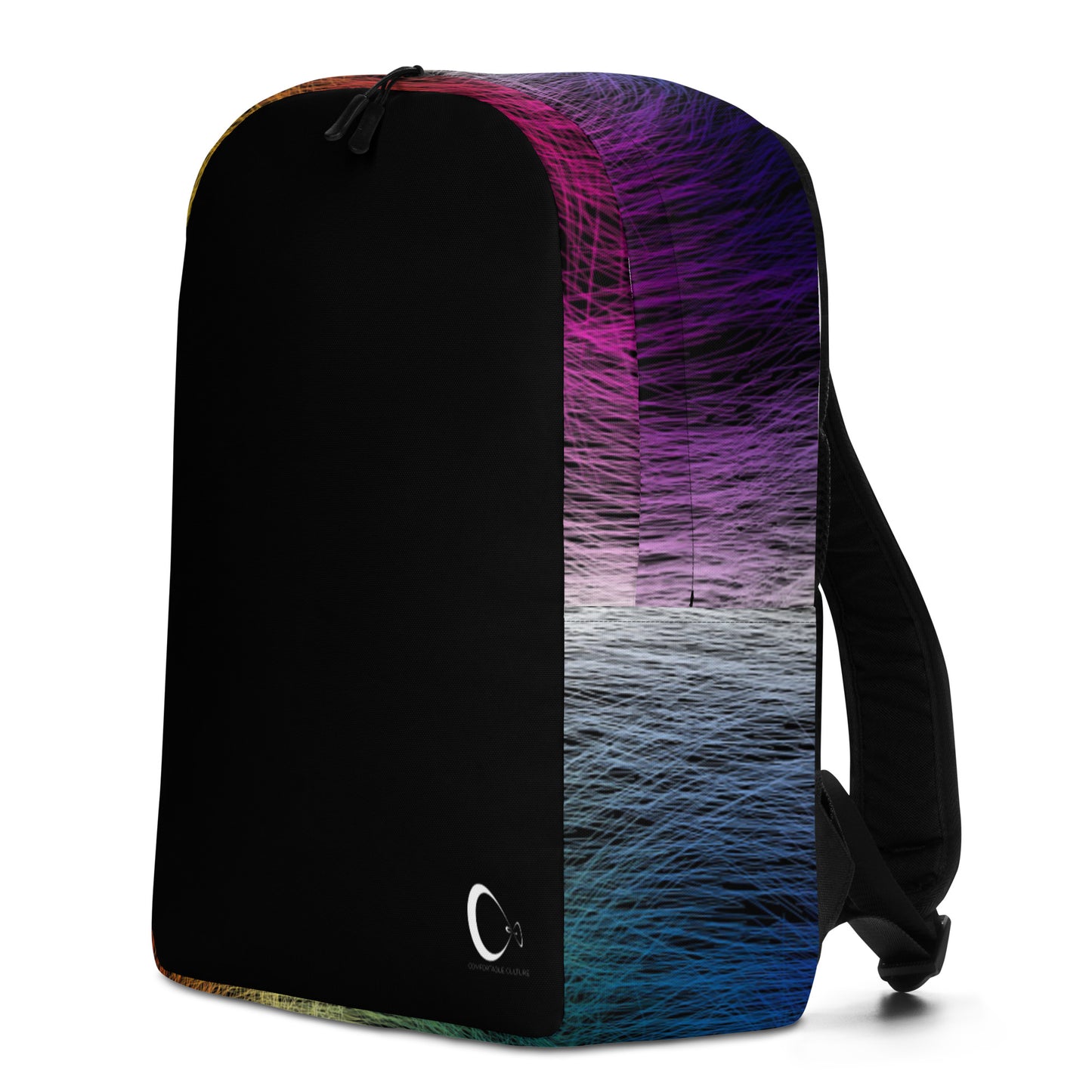 Wild Rainbow Minimalist Backpack | Modern & Minimalist Water-Resistant Laptop Backpack with Hidden Pocket | - Comfortable Culture - Backpacks - Comfortable Culture