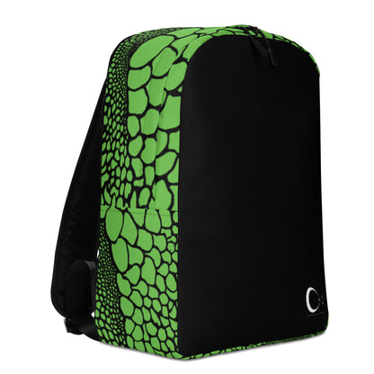 Wild Green Organic Print Backpack | Modern & Minimalist Water-Resistant Laptop Backpack with Hidden Pocket | - Comfortable Culture - Backpacks - Comfortable Culture