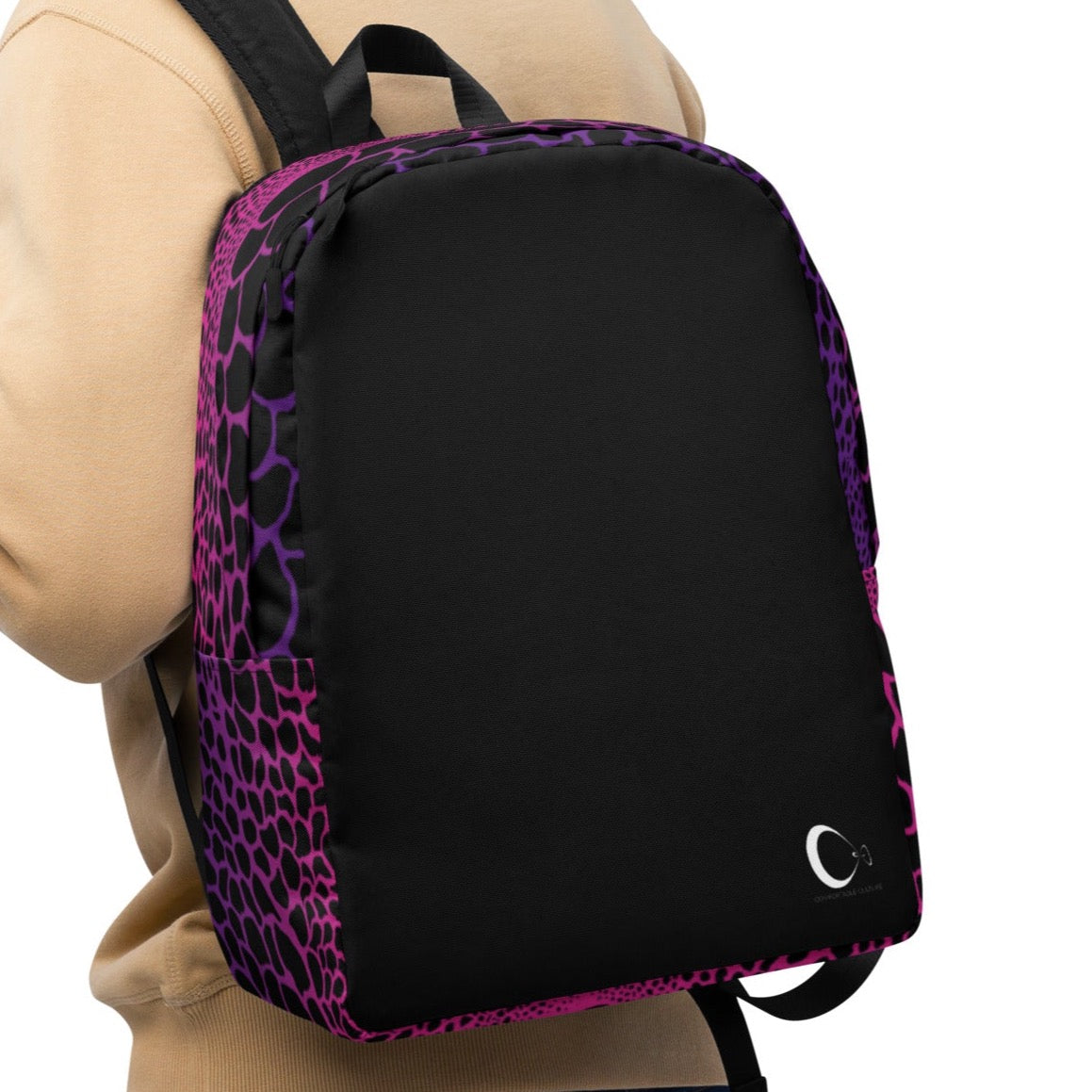 Wild Pinks n Purples Backpack | Modern & Minimalist Water-Resistant Laptop Backpack with Hidden Pocket | - Comfortable Culture - Backpacks - Comfortable Culture