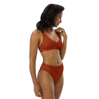 Fractal Bikini (Orange)