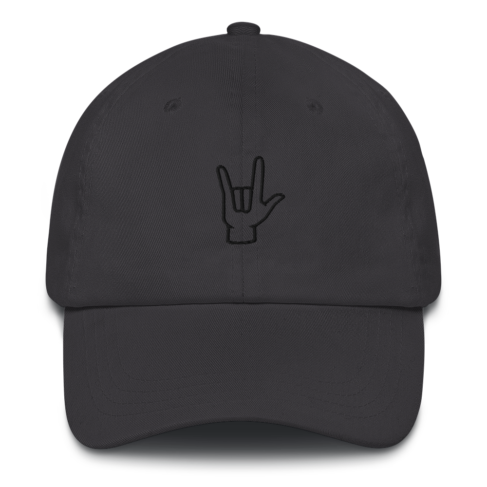ILY Dad Hat - Comfortable Culture - Dark Grey - Hats - Comfortable Culture