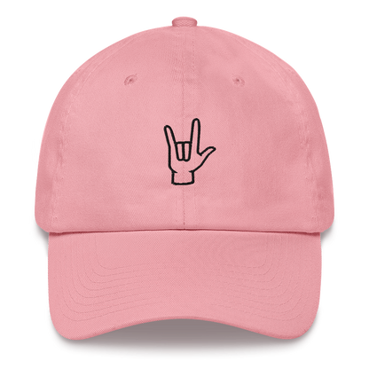 ILY Dad Hat - Comfortable Culture - Pink - Hats - Comfortable Culture