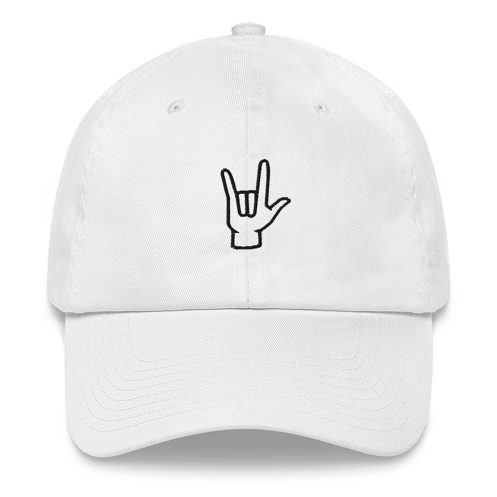 ILY Dad Hat - Comfortable Culture - White - Hats - Comfortable Culture