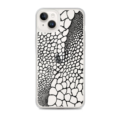Abstract Bubble (Clear iPhone Case)